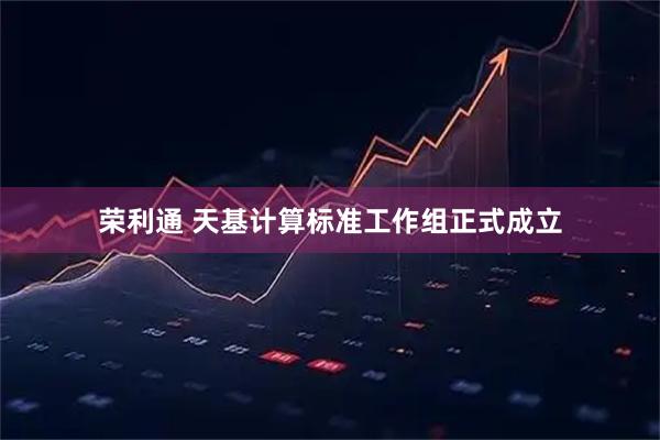 荣利通 天基计算标准工作组正式成立