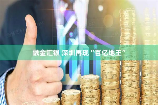 融金汇银 深圳再现“百亿地王”
