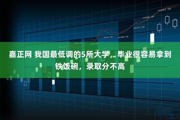 嘉正网 我国最低调的5所大学，毕业很容易拿到铁饭碗，录取分不高